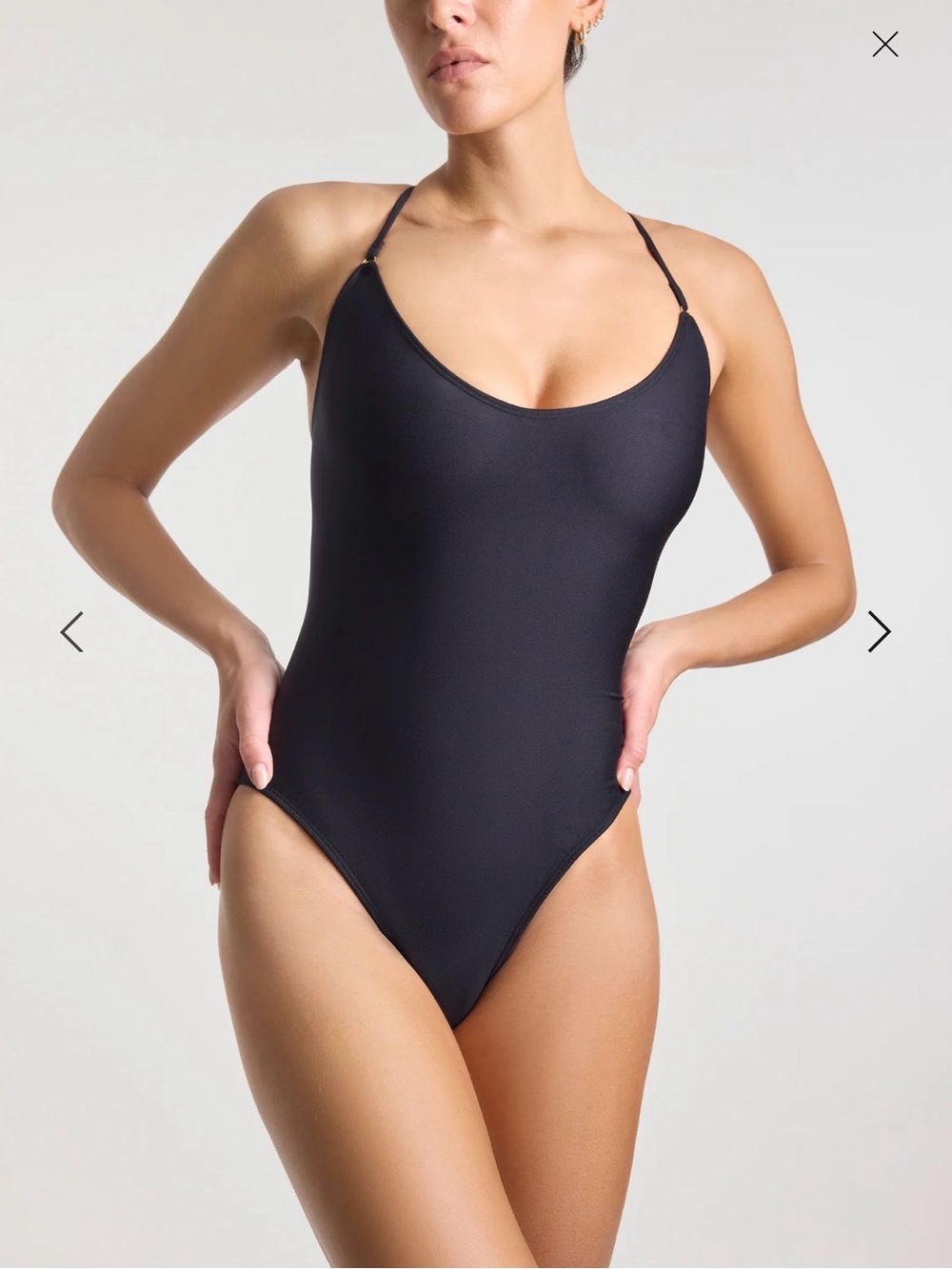 Hanky Panky Lexi Wood Black Bodysuit